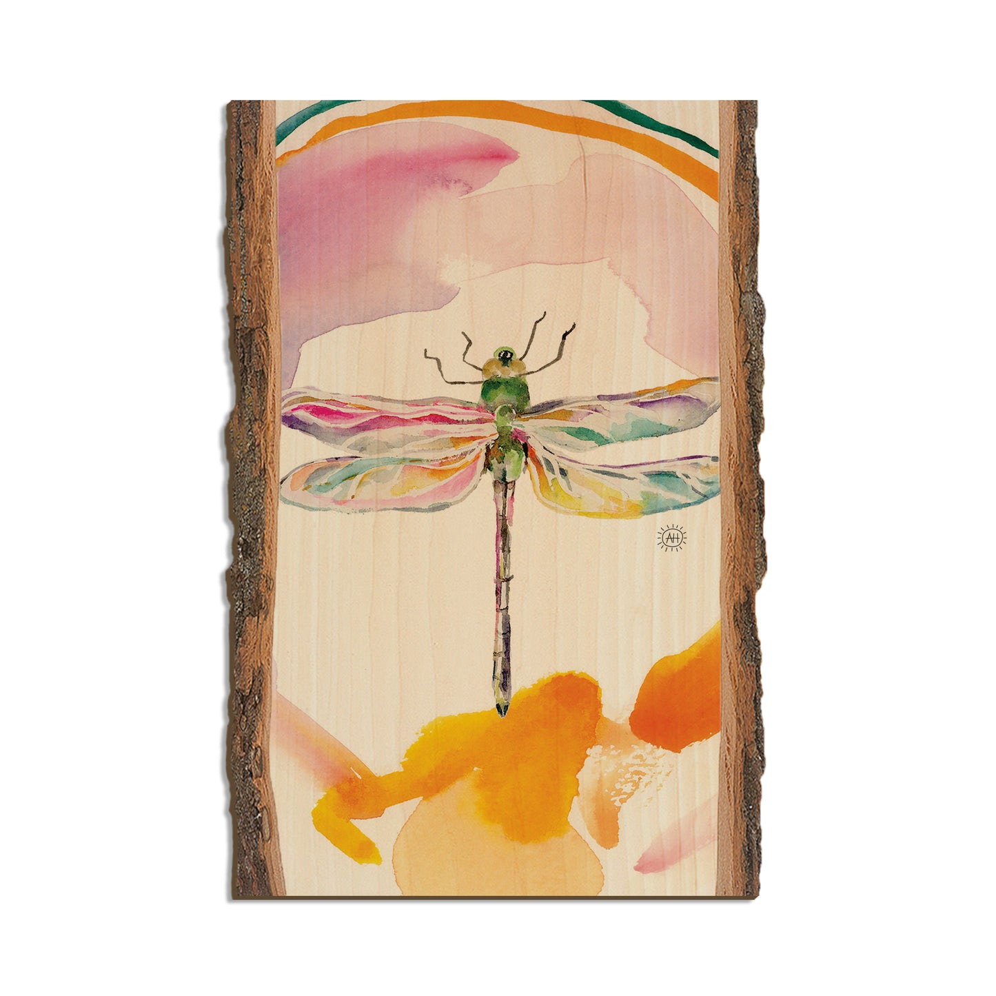 Henning's Pink Dragonfly - Live Edge Live Edge Postcard  (5pk // $2.80ea)