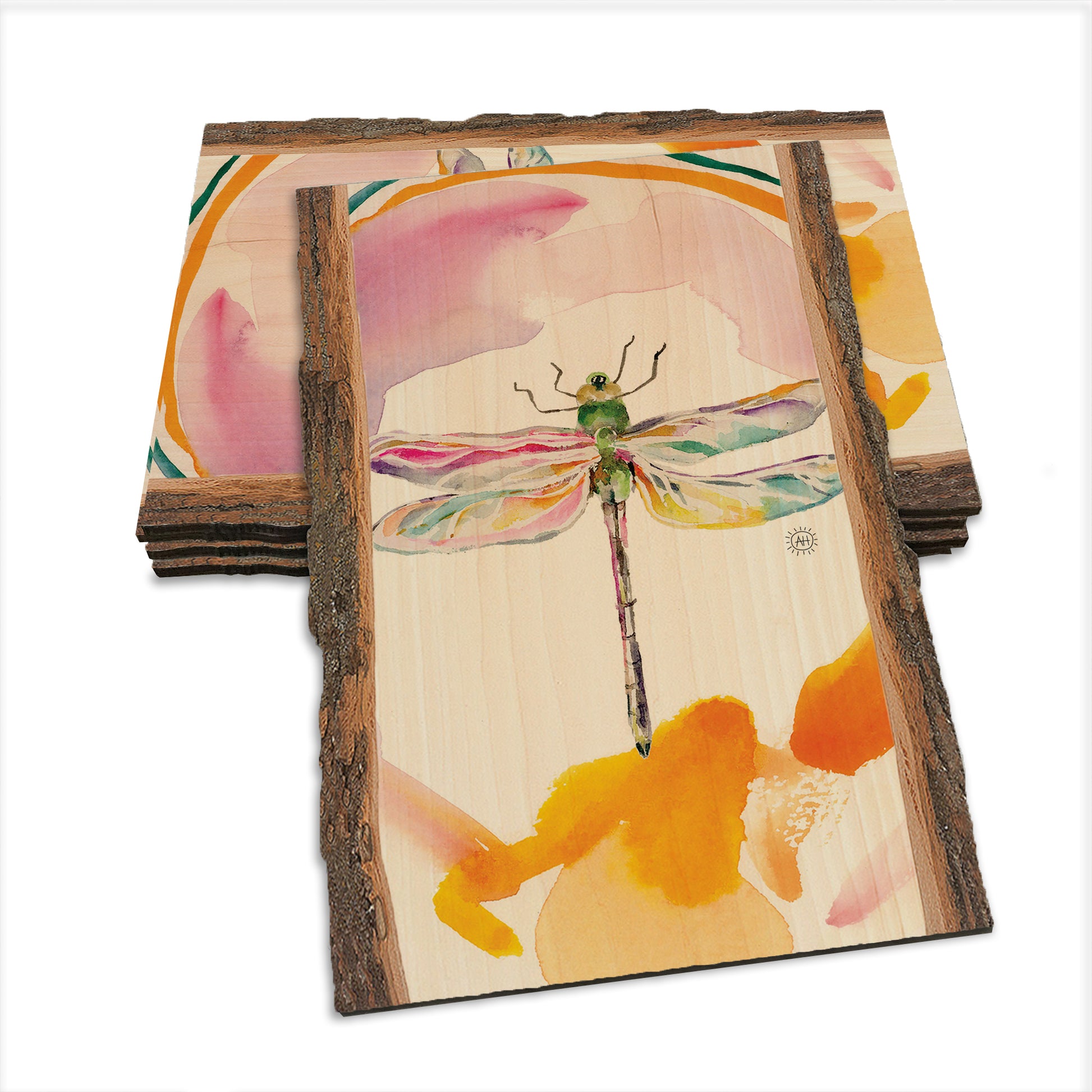 Henning's Pink Dragonfly - Live Edge Live Edge Postcard (5pk // $2.80ea)