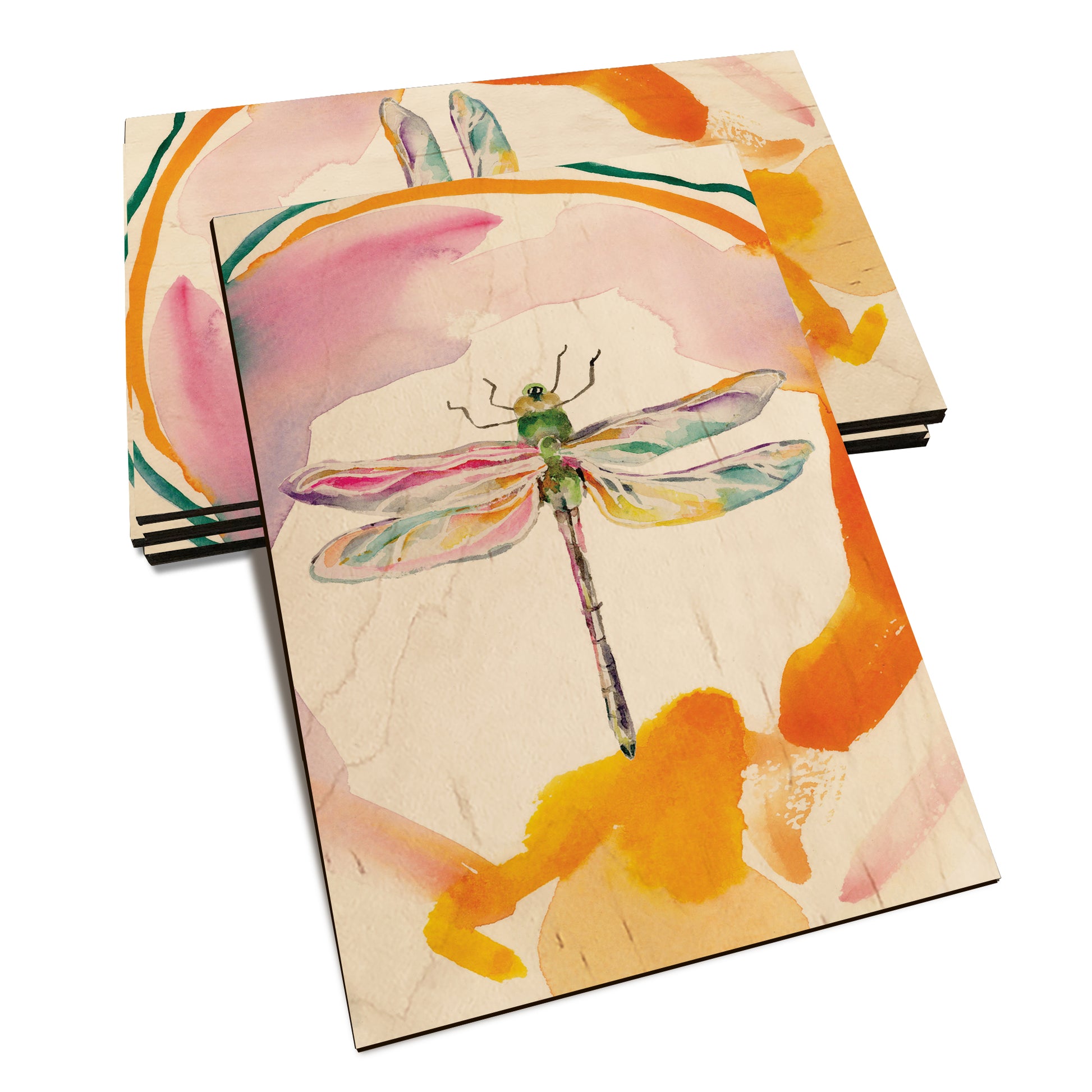 Henning's Pink Dragonfly - Classic Edge Classic Edge Postcard (5pk // $2.80ea)