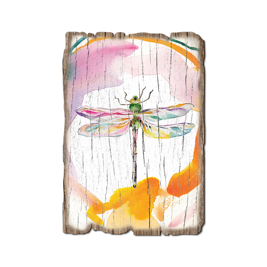 Greeting Card: Weathered Edge - Henning's Pink Dragonfly (Pack of 5)
