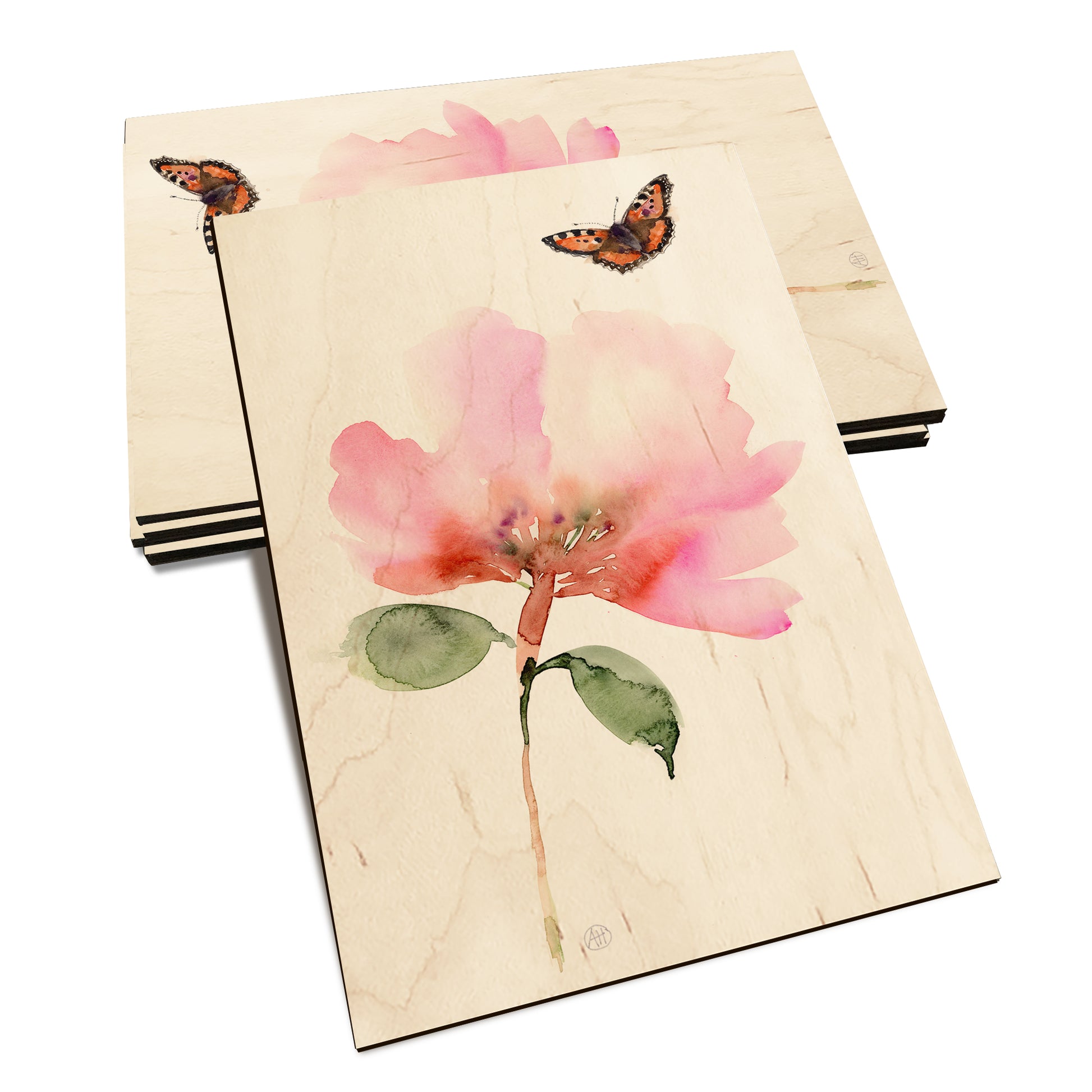 Henning's Pink Flower Moth - Classic Edge Classic Edge Postcard (5pk // $2.80ea)