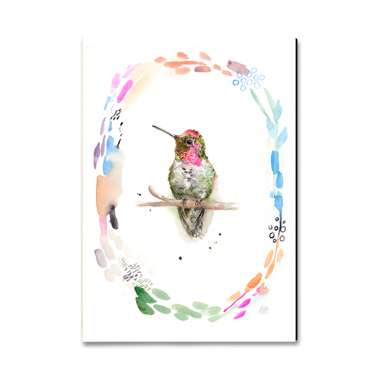 Magnet: Classic Edge - Henning's Pink Head Round