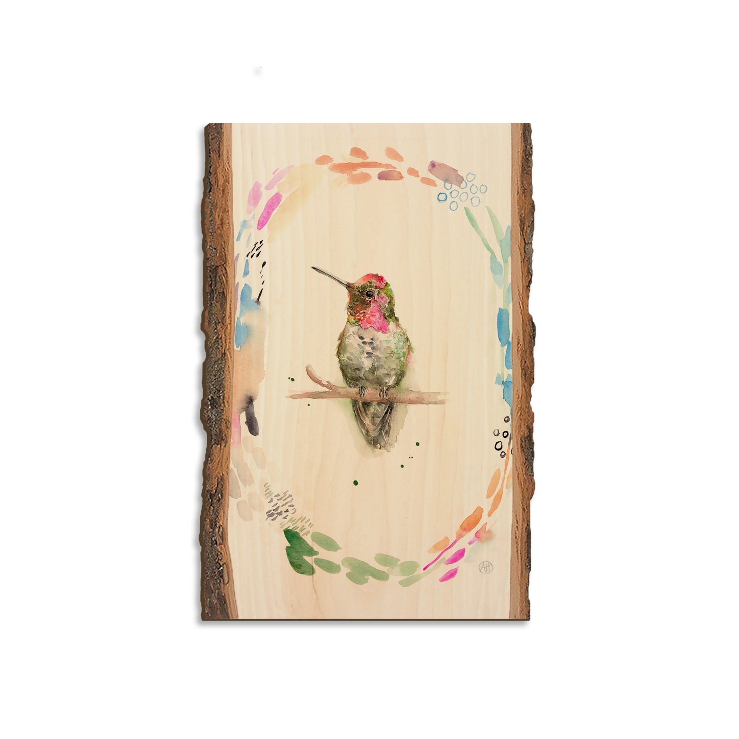 Henning's Pink Head Round - Live Edge Magnet Live Edge Magnet (5pk // $2.80ea)