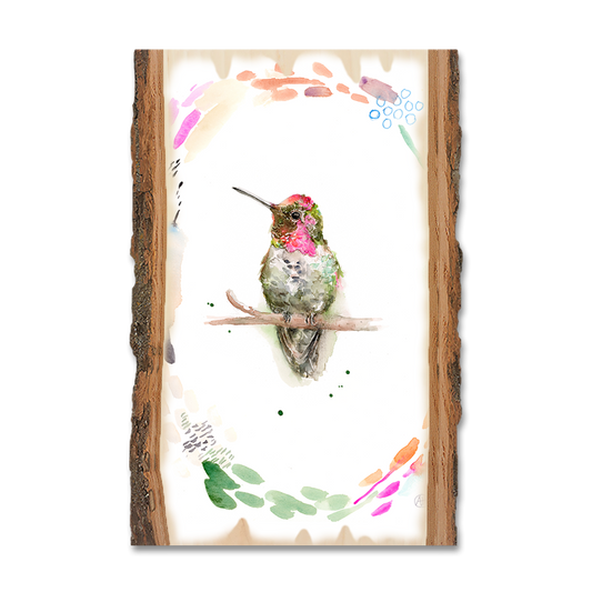 Magnet: Live Edge - Henning's Pink Head Round