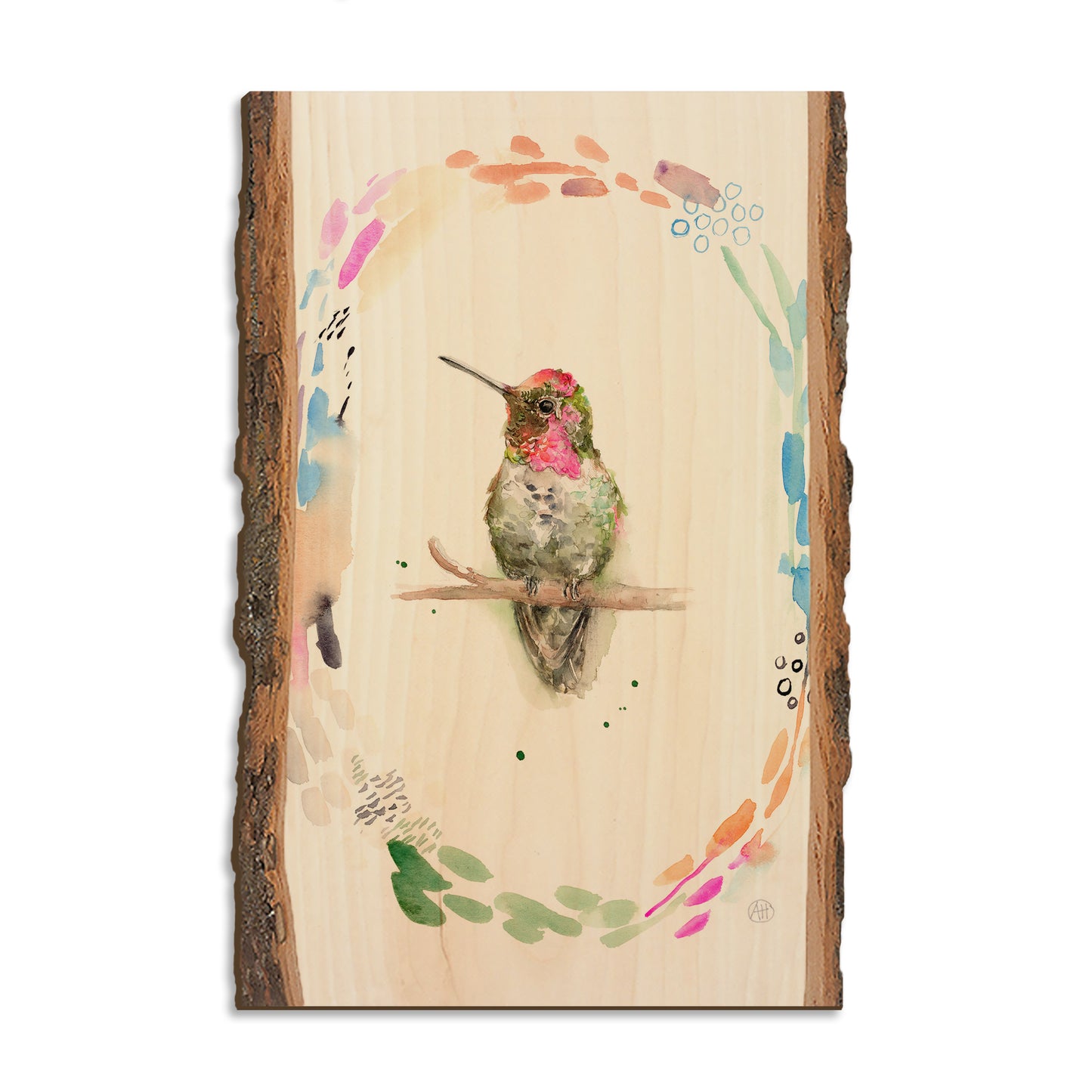 Henning's Pink Head Round - Live Edge Magnet Live Edge Postcard (5pk // $2.80ea)