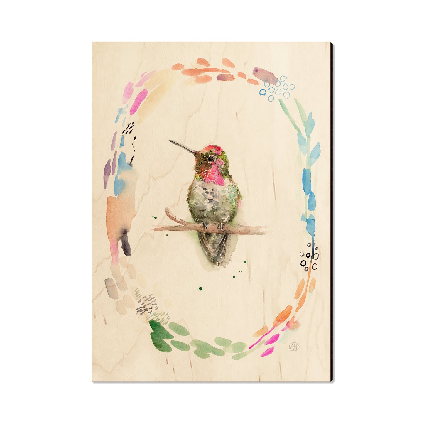Henning's Pink Head Round - Magnet Classic Edge Postcard (5pk // $2.80ea)