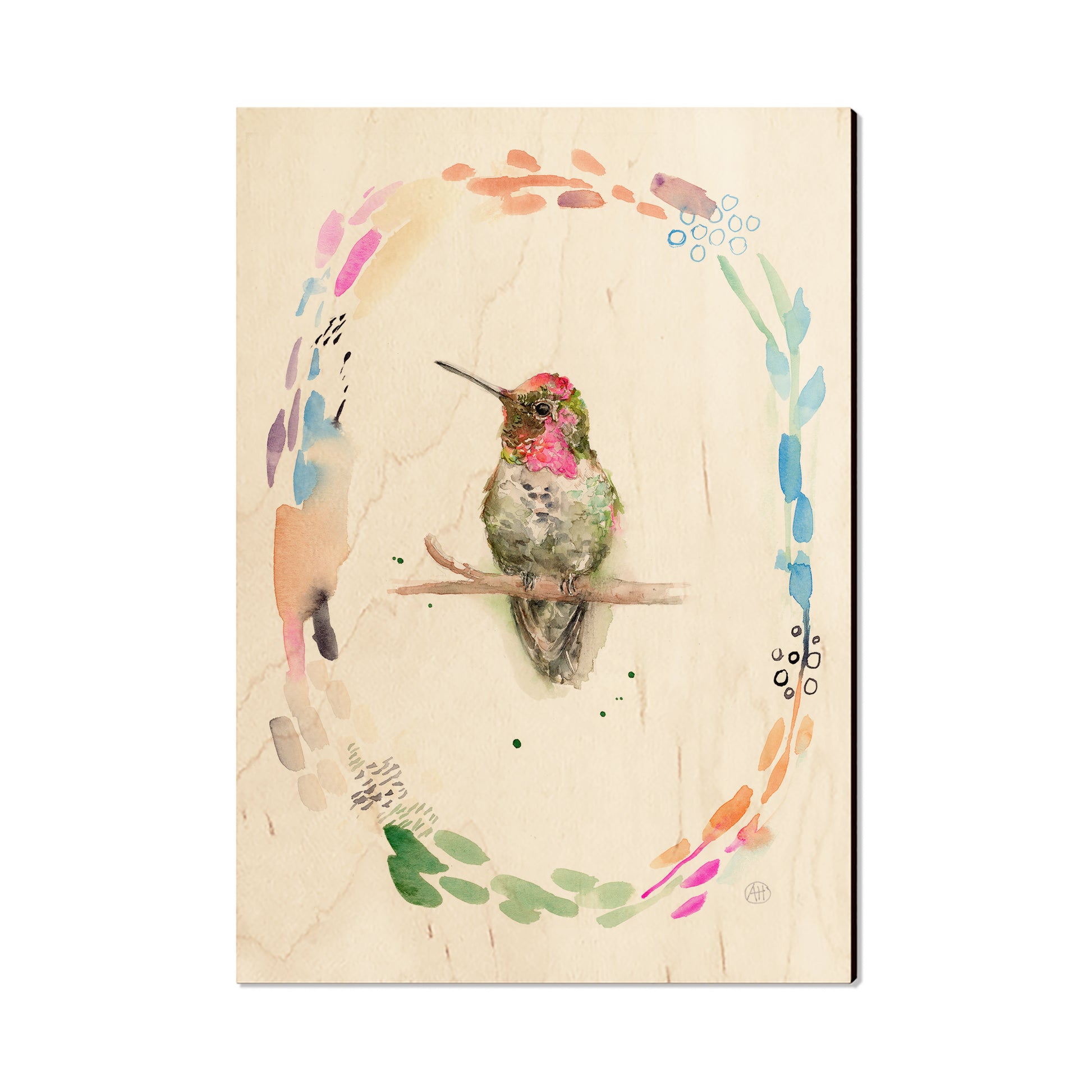 Henning's Pink Head Round - Magnet Classic Edge Postcard (5pk // $2.80ea)