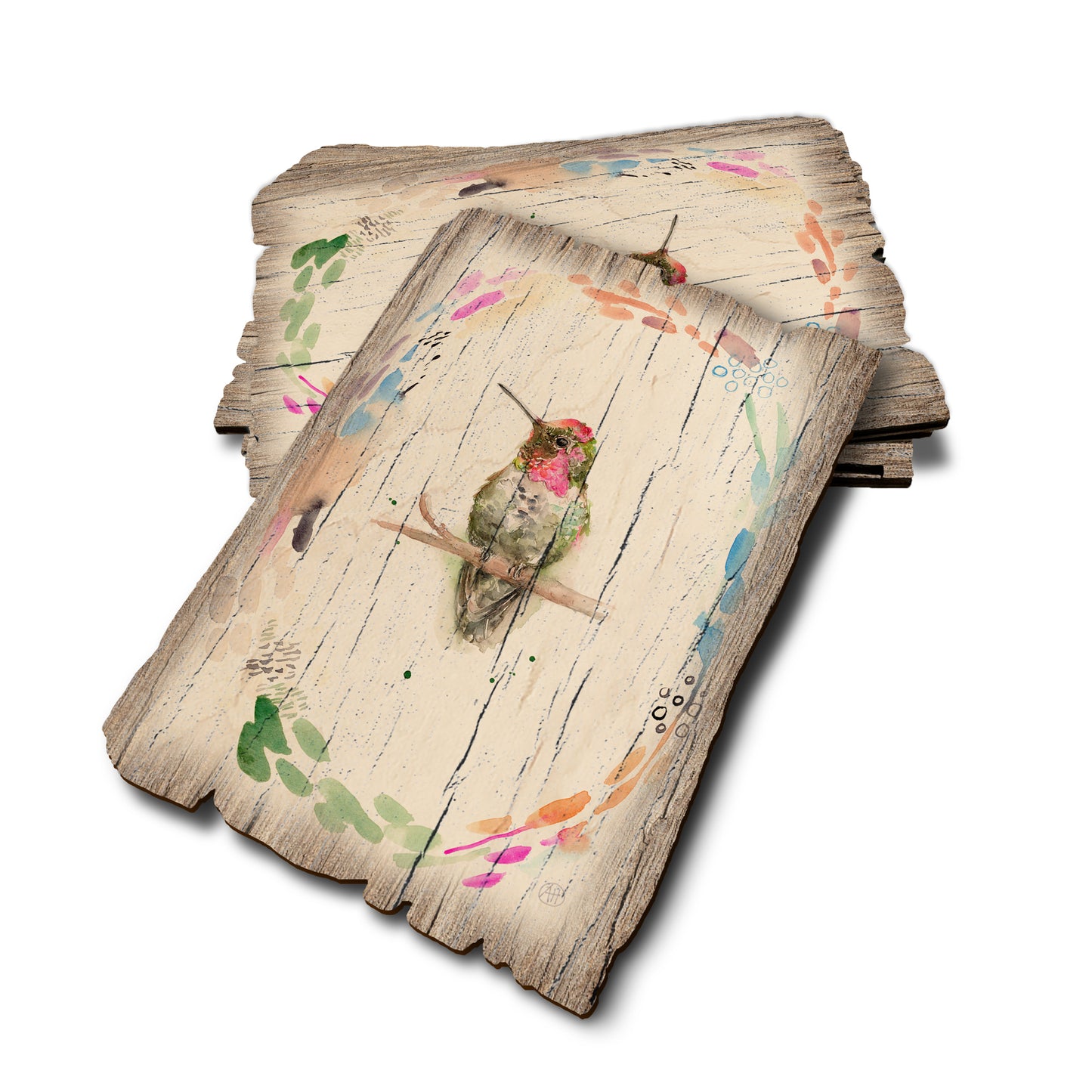 Henning's Pink Head Round - Weathered Edge Weathered Edge Postcard (5pk // $2.80ea)
