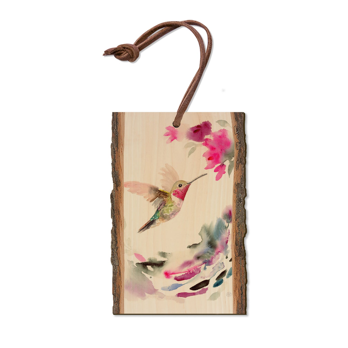 Henning's Pink Pollinator - Live Edge Magnet Live Edge Ornament (5pk // $2.80ea)