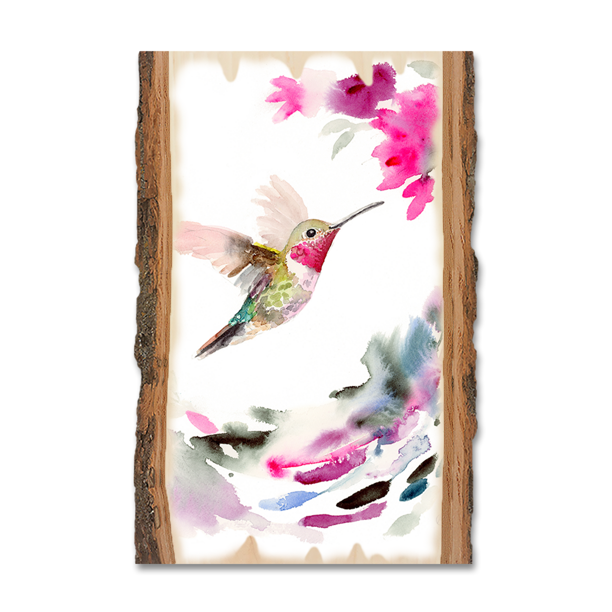 Ornament: Live Edge - Henning's Pink Pollinator