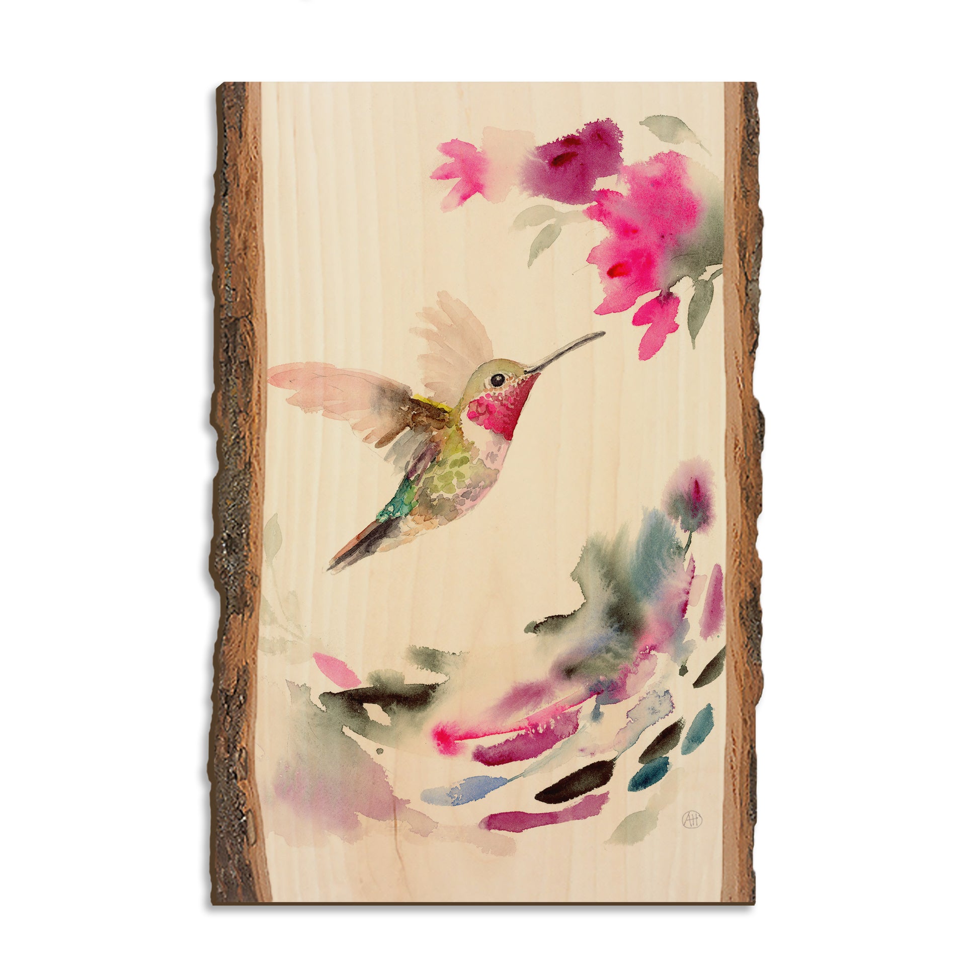 Henning's Pink Pollinator - Live Edge Magnet Live Edge Postcard (5pk // $2.80ea)