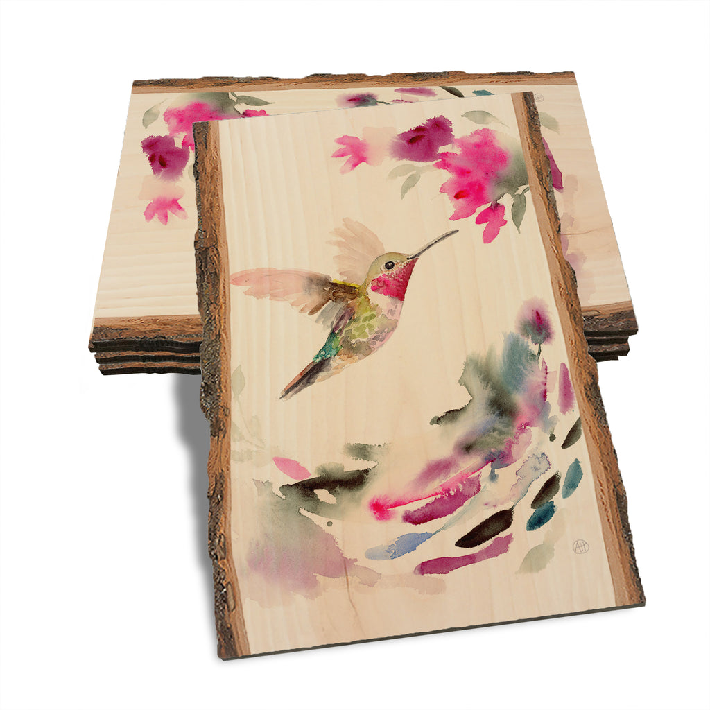 Henning's Pink Pollinator - Live Edge Live Edge Postcard (5pk // $2.80ea)