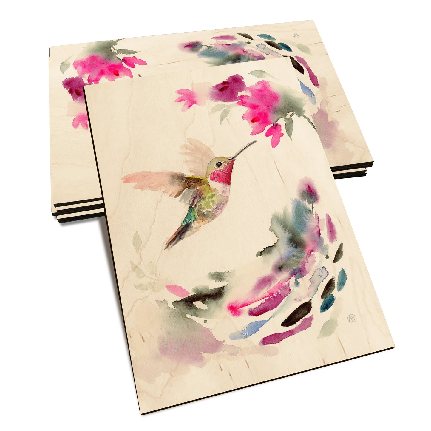 Henning's Pink Pollinator - Classic Edge Classic Edge Postcard (5pk // $2.80ea)
