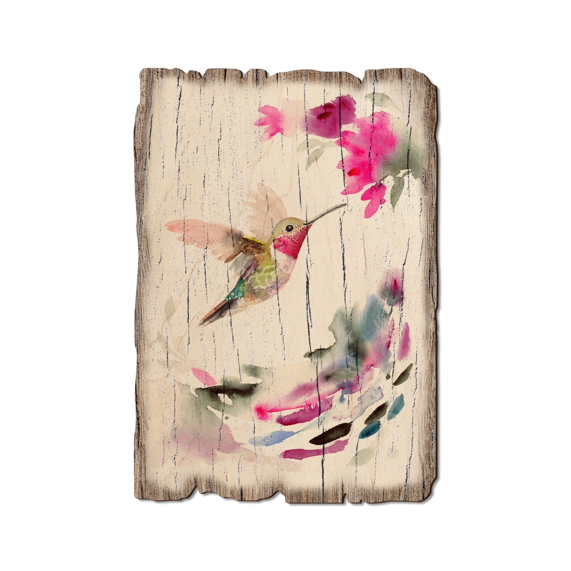 Henning's Pink Pollinator - Weathered Edge Magnet Weathered Edge Postcard (5pk // $2.80ea)