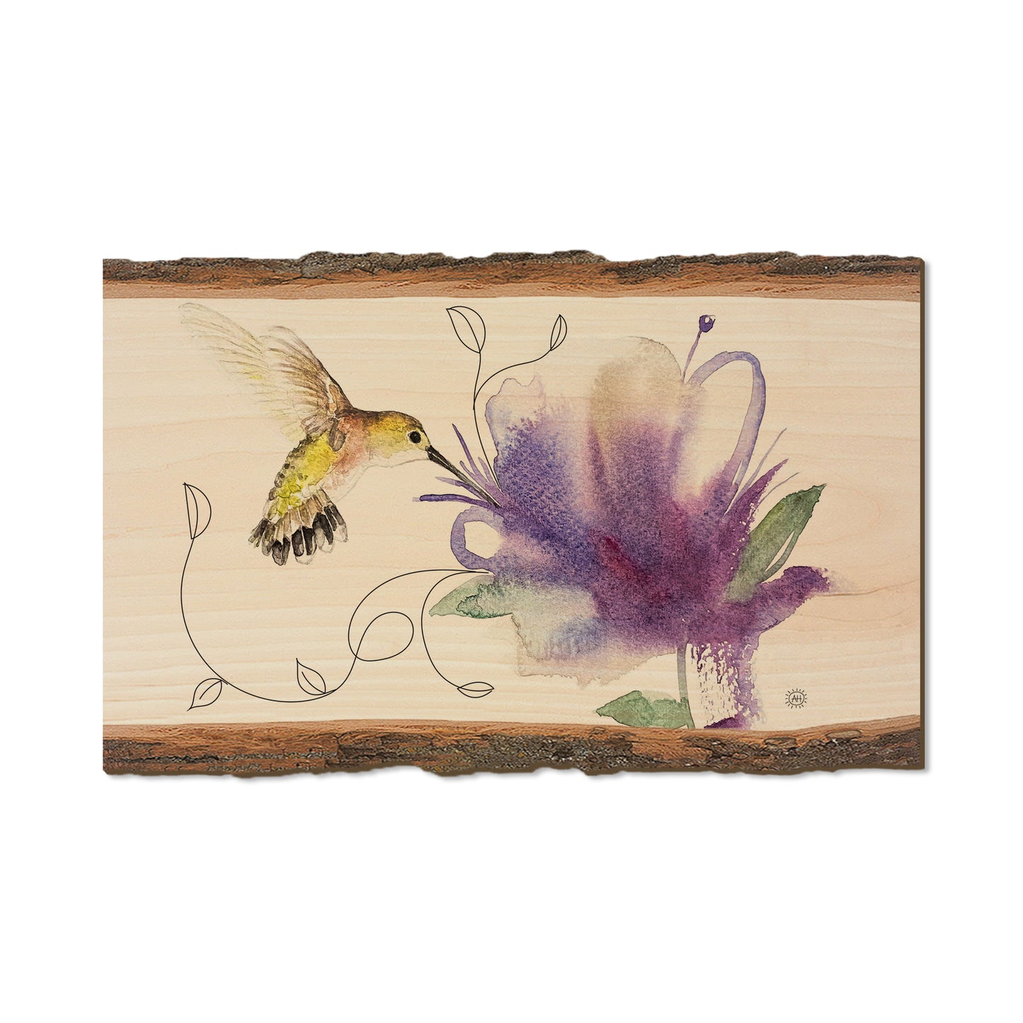 Henning's Purple Pollinator - Live Edge Live Edge Magnet (5pk // $2.80ea)
