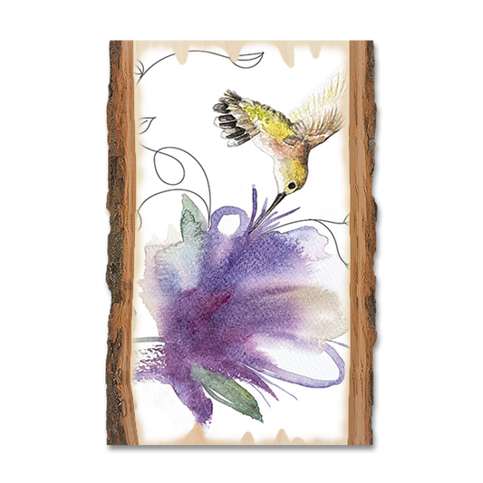 Magnet: Live Edge - Henning's Purple Pollinator