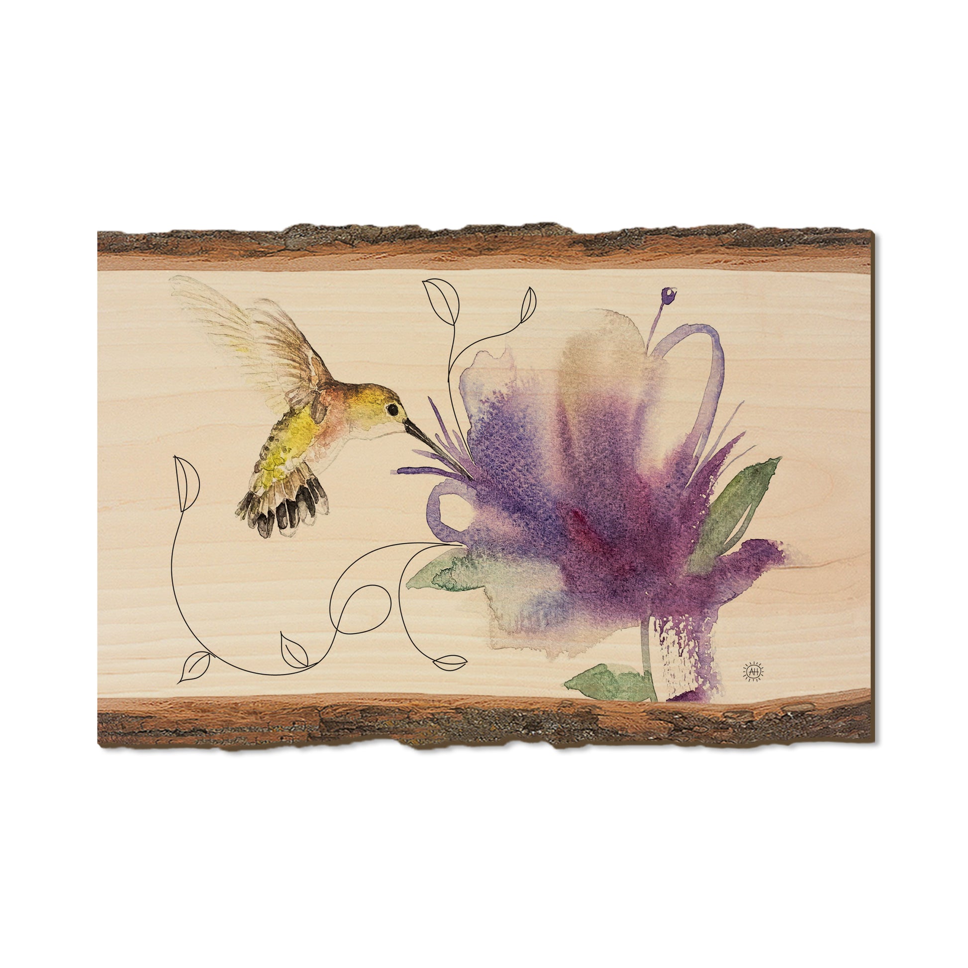 Henning's Purple Pollinator - Live Edge Live Edge Postcard  (5pk // $2.80ea)
