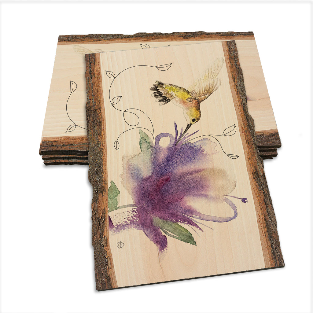 Henning's Purple Pollinator - Live Edge Live Edge Postcard (5pk // $2.80ea)