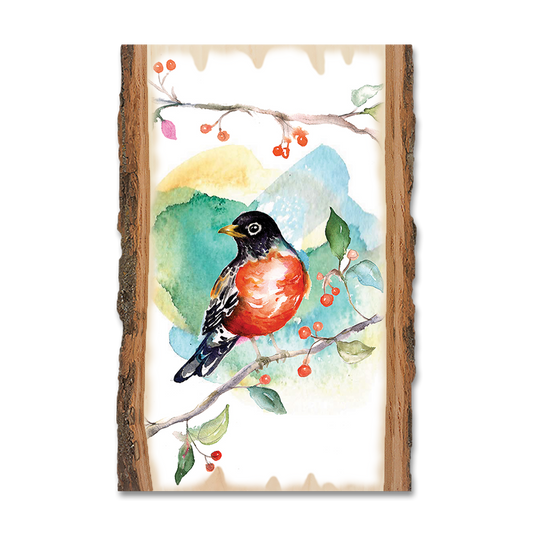 Magnet: Live Edge - Henning's Robin & Berry
