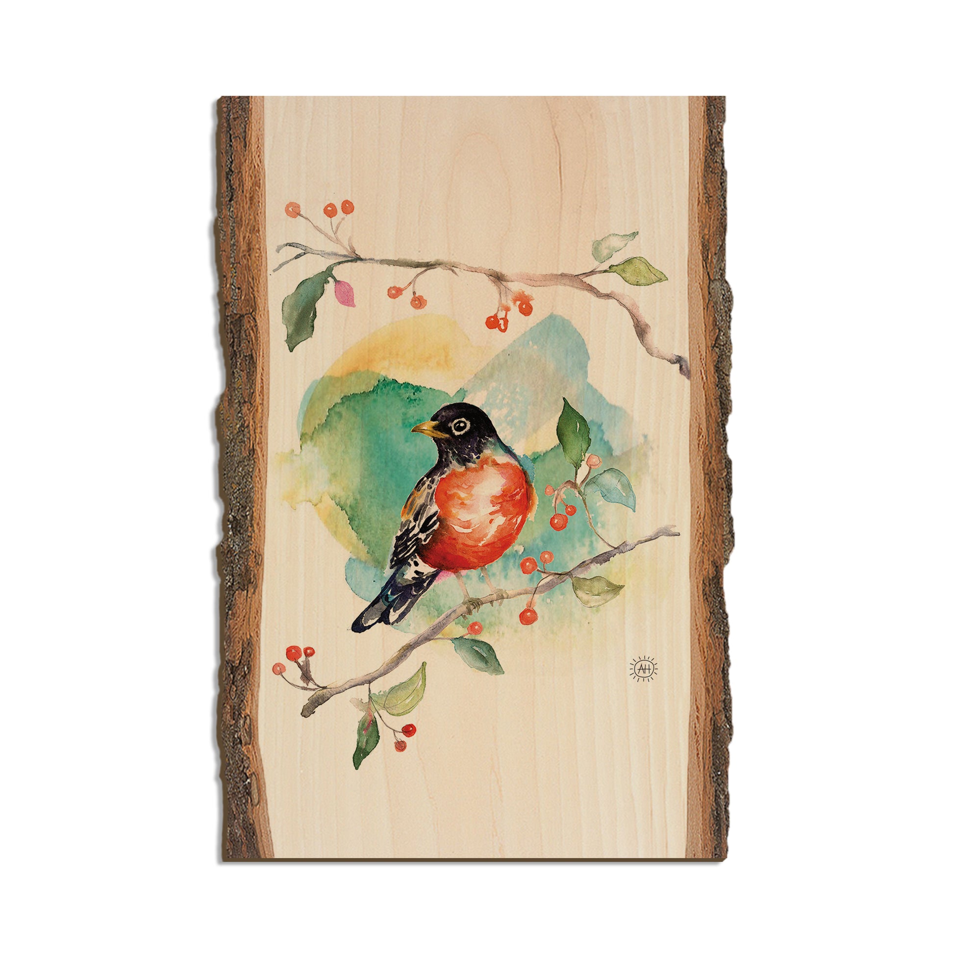 Henning's Robin & Berry - Live Edge Live Edge Postcard  (5pk // $2.80ea)
