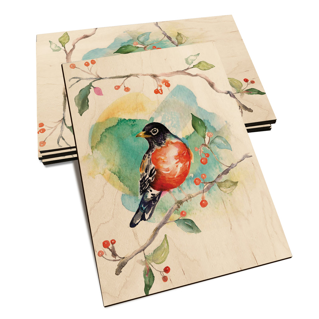 Henning's Robin & Berry - Classic Edge Classic Edge Postcard (5pk // $2.80ea)