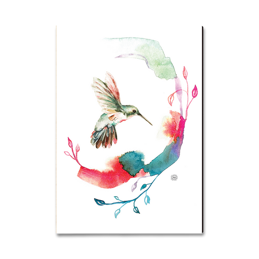 Greeting Card: Classic Edge - Henning's Right Flight Crescent