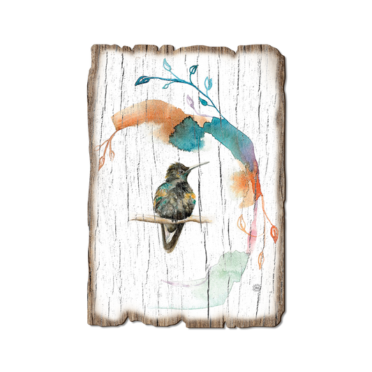 Greeting Card: Weathered Edge - Henning's Sitting Crescent
