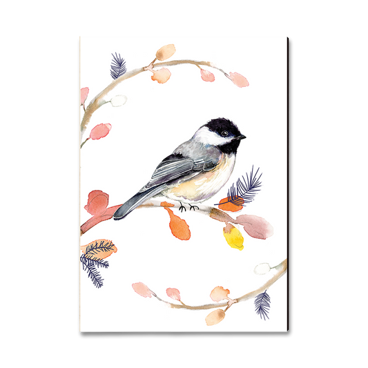 Magnet: Classic Edge - Henning's Three Branch Chickadee