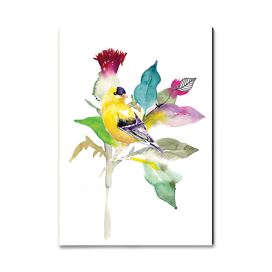 Magnet: Classic Edge - Henning's Thistle Finch