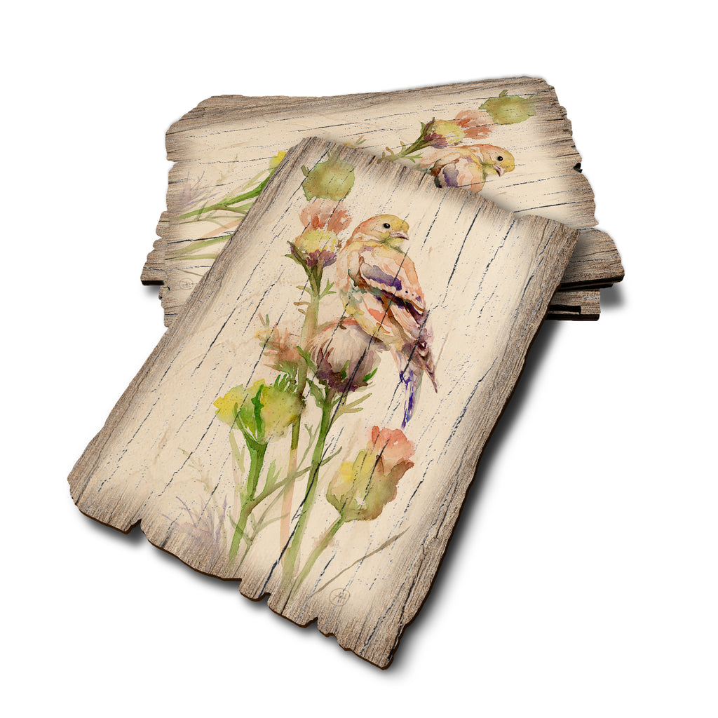 Henning's Thistle Gold - Weathered Edge Rustic Edge Postcard (5pk // $2.80ea)