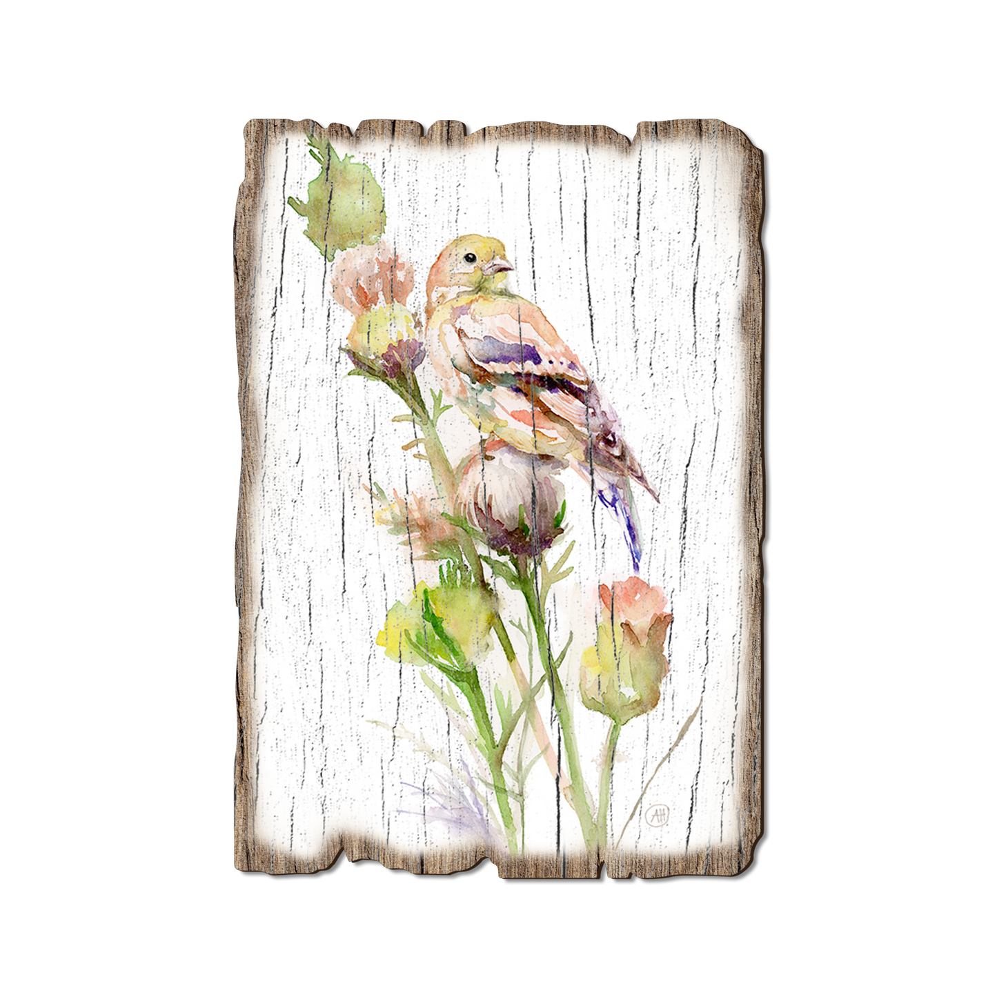 Greeting Card: Weathered Edge - Henning's Thistle Gold (Pack of 5)