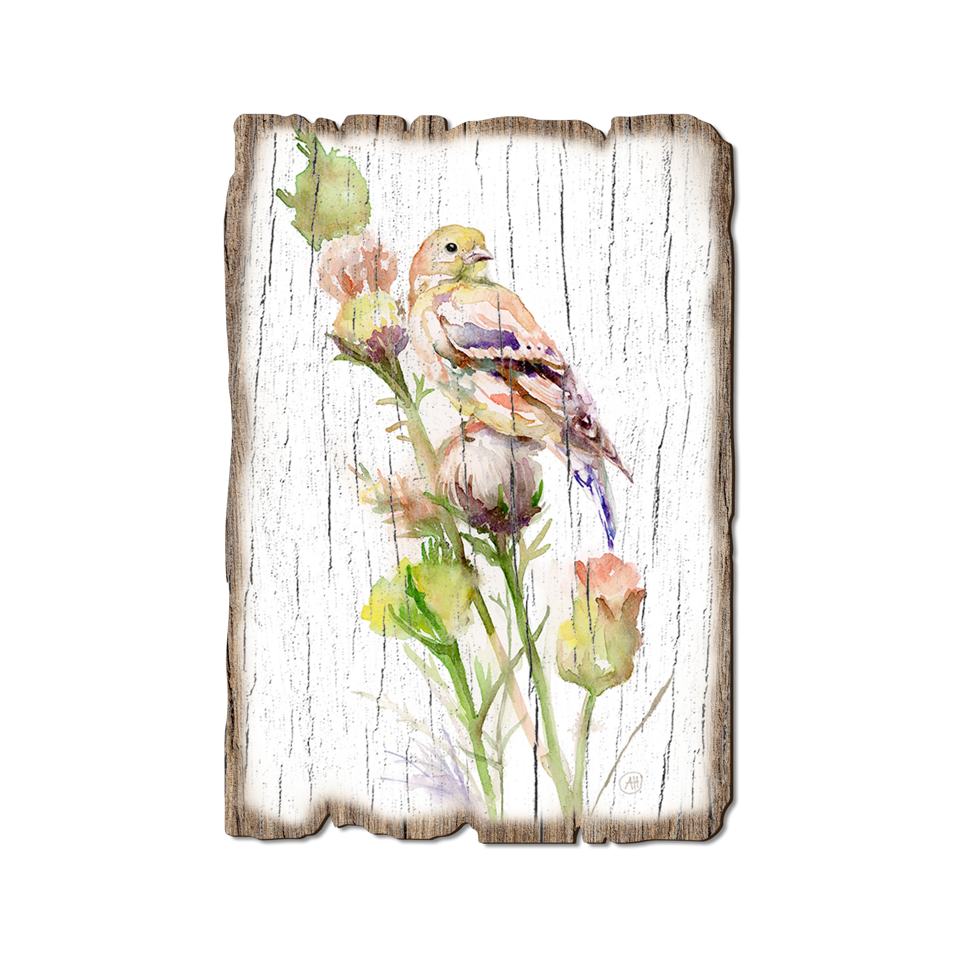 Greeting Card: Weathered Edge - Henning's Thistle Gold (Pack of 5)
