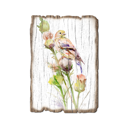 Greeting Card: Weathered Edge - Henning's Thistle Gold (Pack of 5)