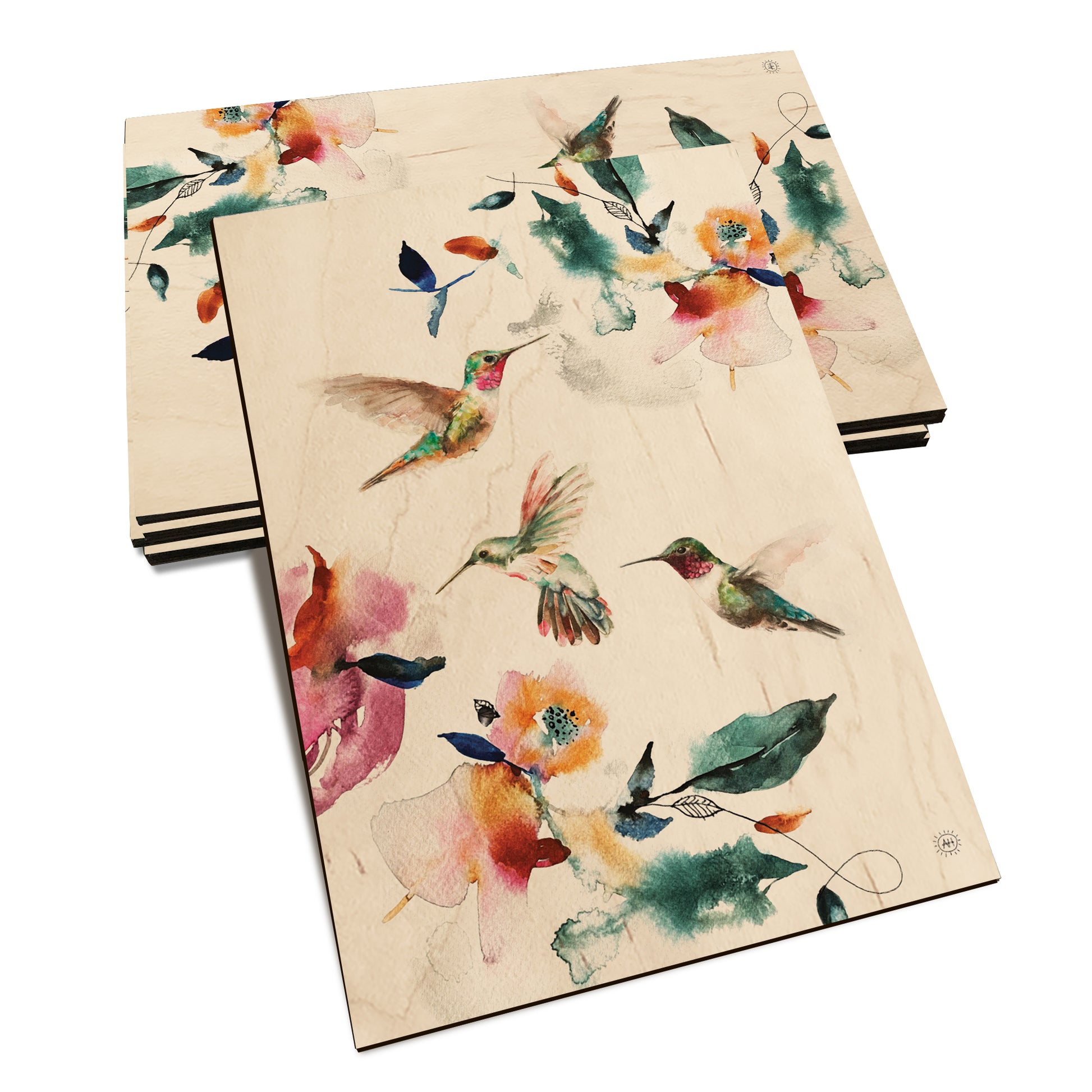 Henning's Three Pollinators - Classic Edge Classic Edge Postcard (5pk // $2.80ea)