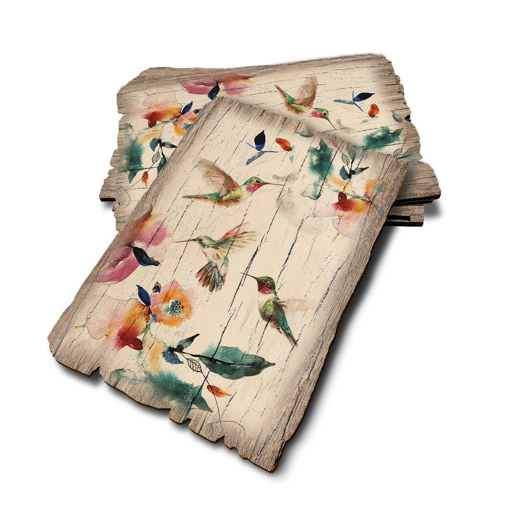 Henning's Three Pollinators - Weathered Edge Rustic Edge Postcard (5pk // $2.80ea)