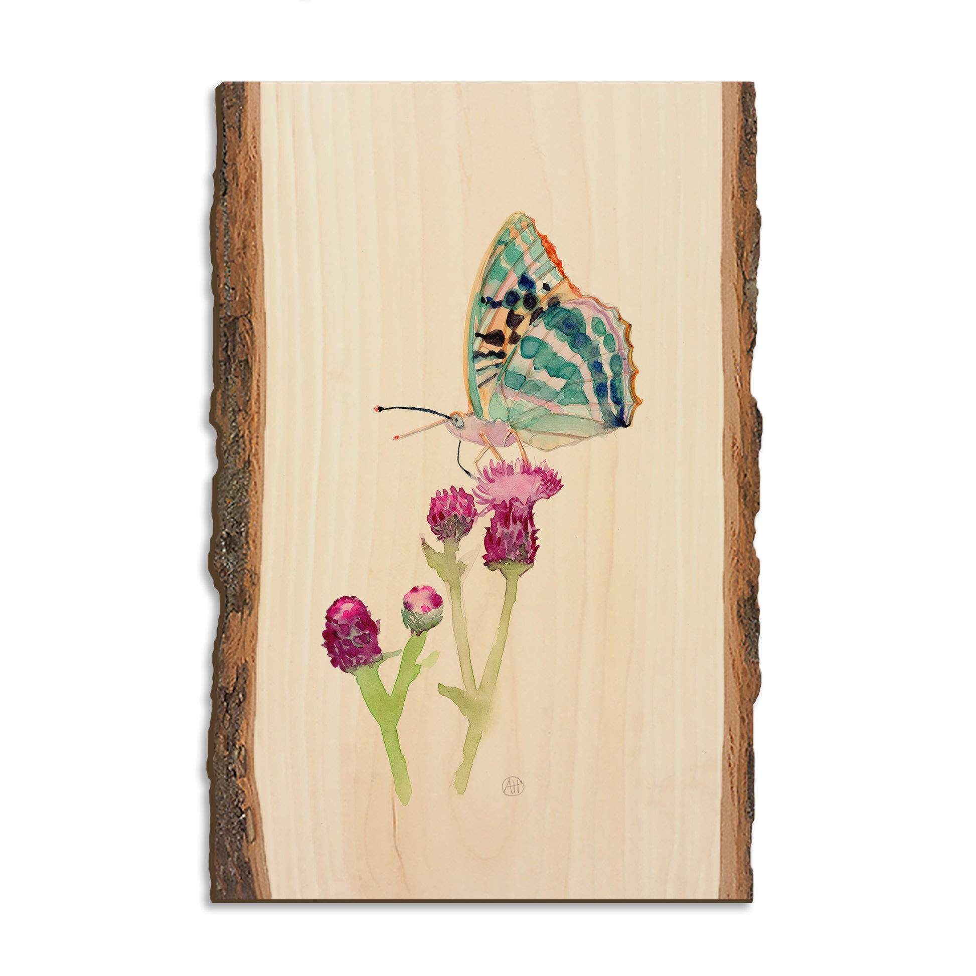 Henning's Thistle Moth - Live Edge Magnet Live Edge Postcard (5pk // $2.80ea)