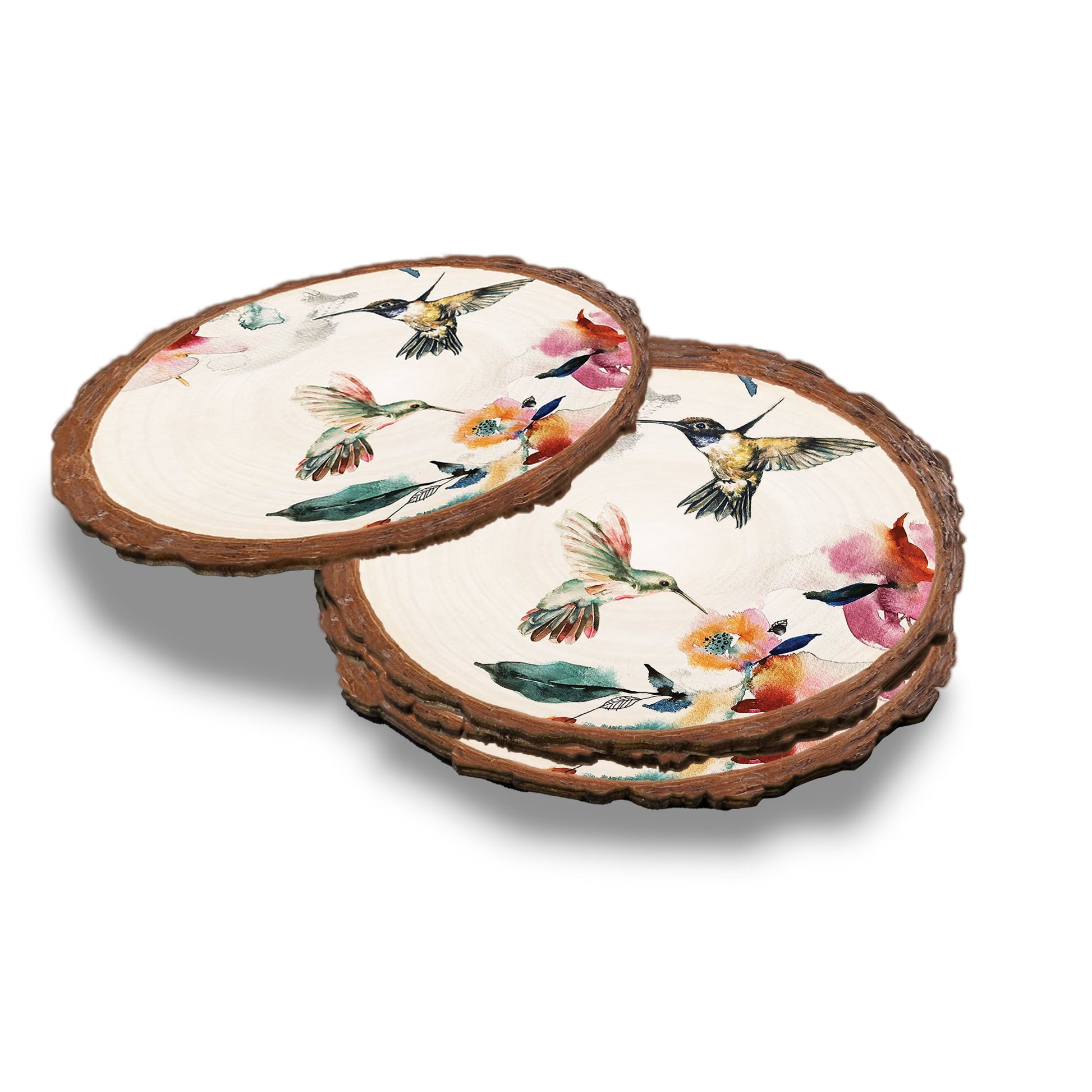 Henning's Two Pollinators - Live Edge Live Edge Coasters (5pk // $2.80ea)