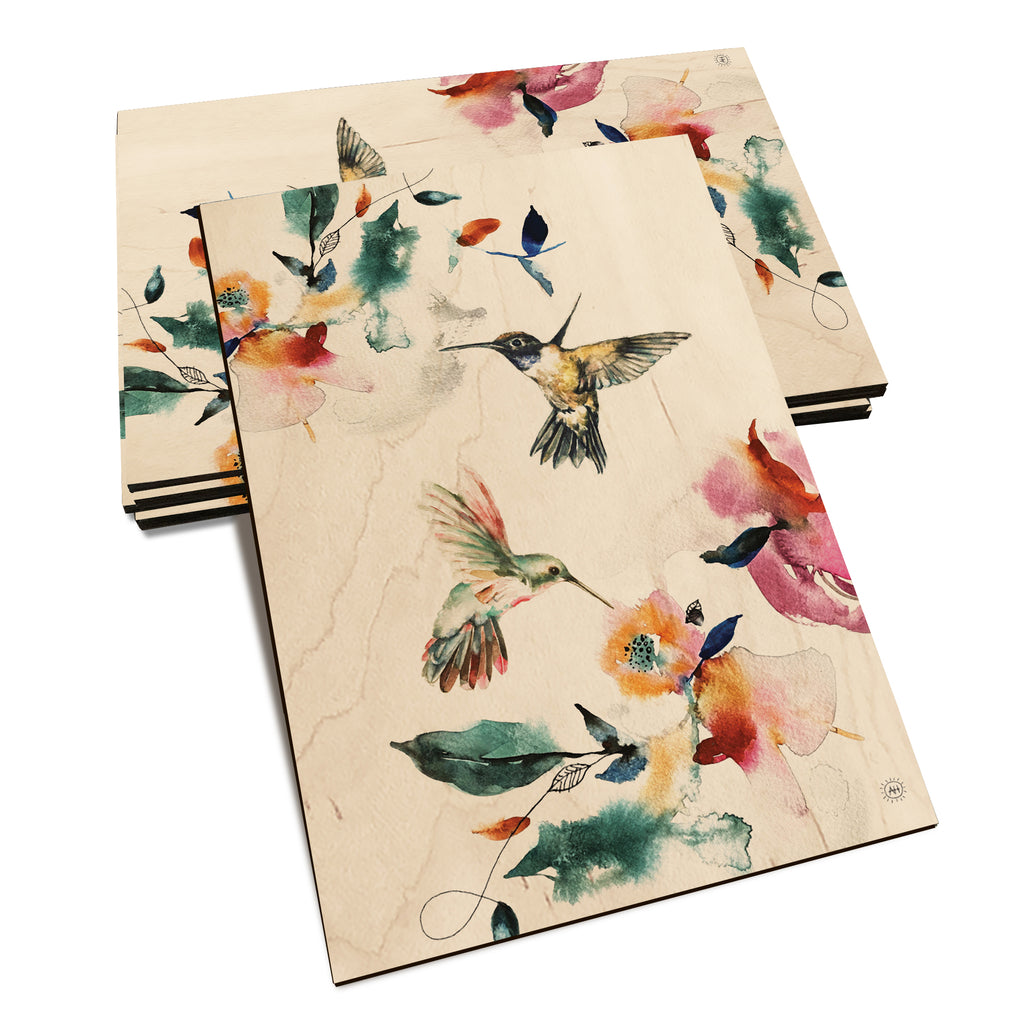 Henning's Two Pollinators - Classic Edge Classic Edge Postcard (5pk // $2.80ea)