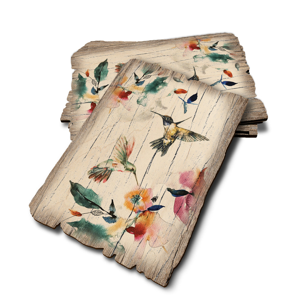 Henning's Two Pollinators - Weathered Edge Rustic Edge Postcard (5pk // $2.80ea)