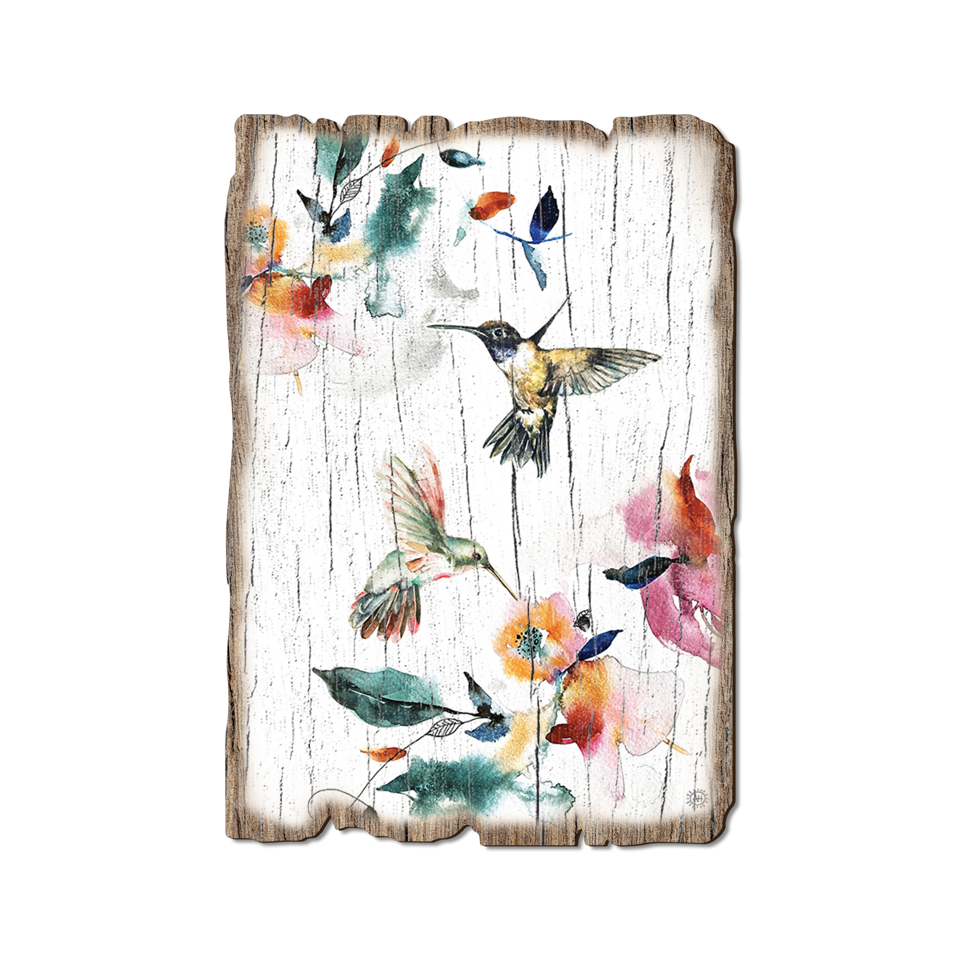 Greeting Card: Weathered Edge - Henning's Two Pollinators