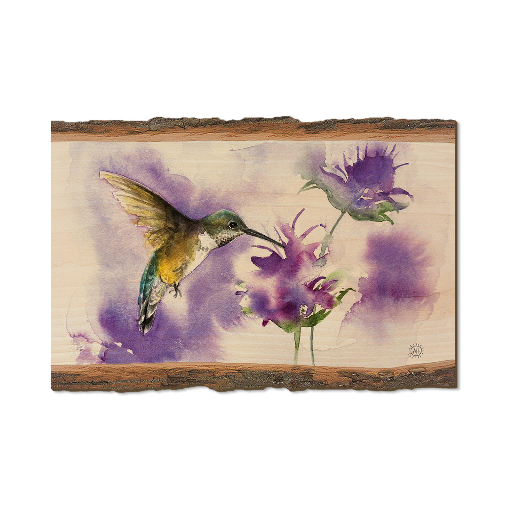 Henning's Two Purple Flowers - Live Edge Live Edge Postcard  (5pk // $2.80ea)