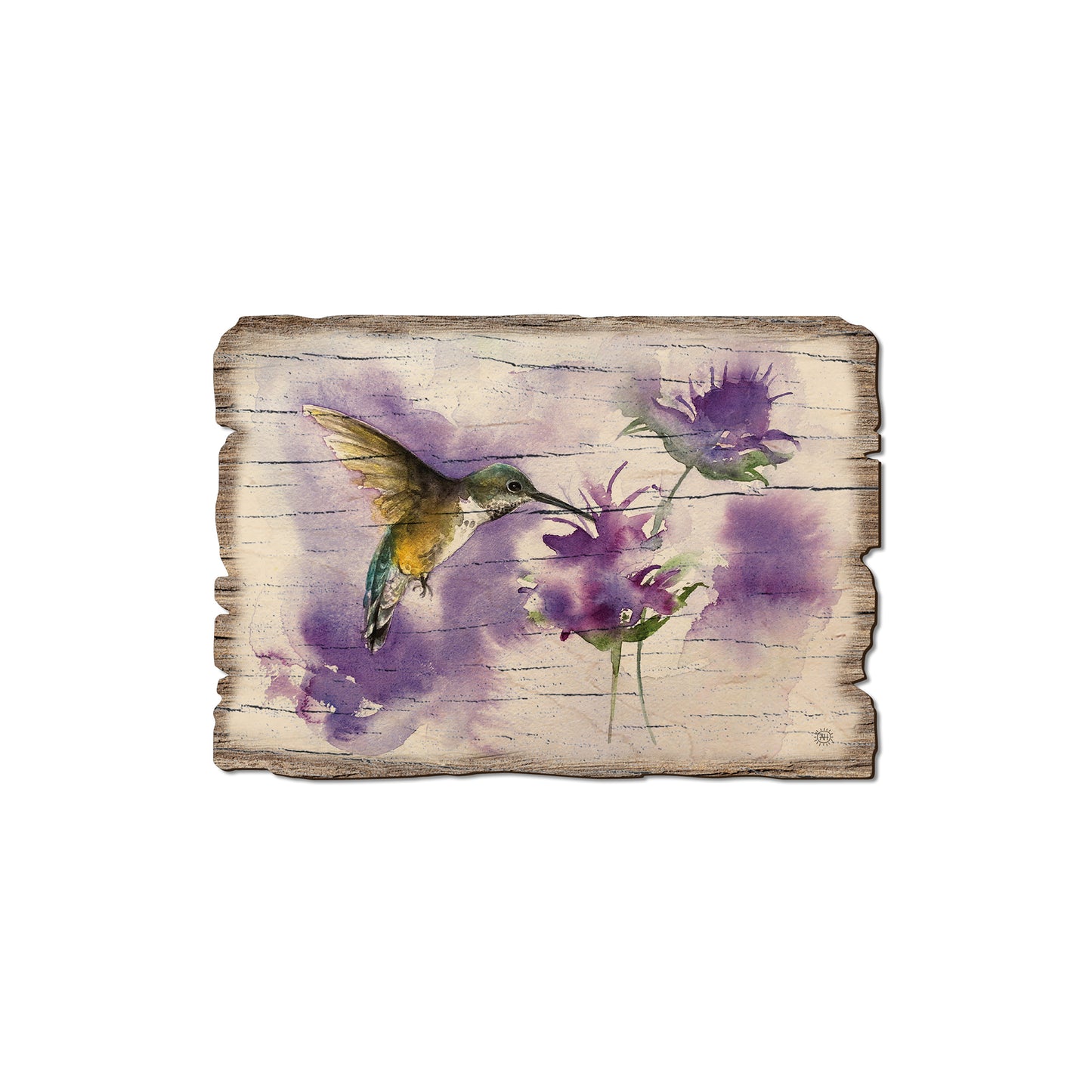 Henning's Two Purple Flowers - Rustic Edge Postcards & Magnets Rustic Edge Magnet (5pk // $2.80ea)
