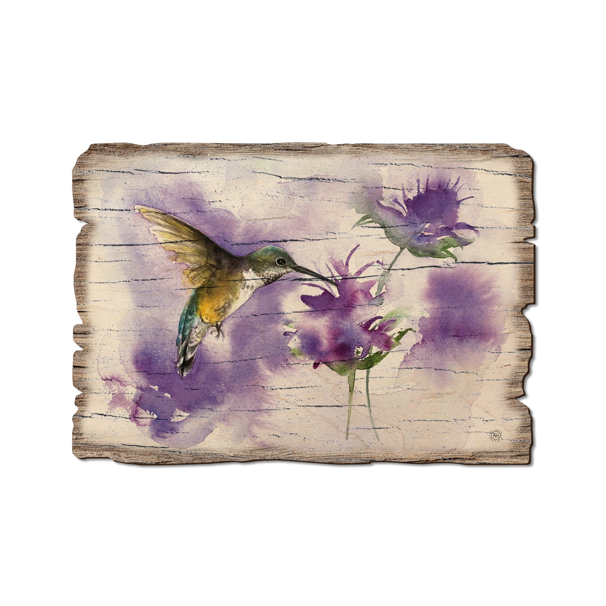 Henning's Two Purple Flowers - Rustic Edge Postcards & Magnets Rustic Edge Postcard (5pk // $2.80ea)