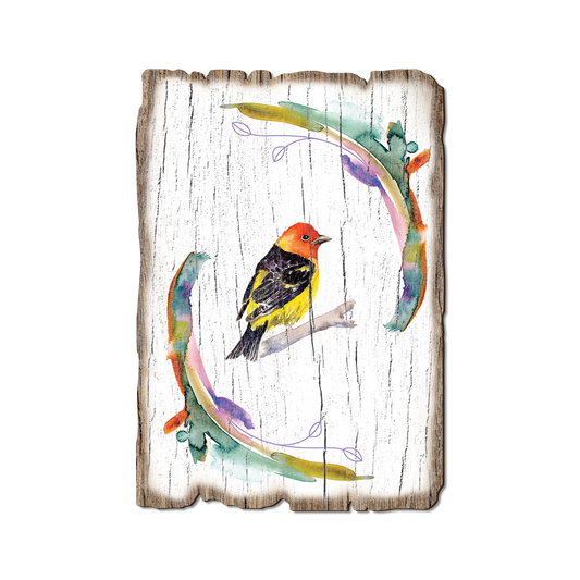 Greeting Card: Weathered Edge - Henning's Tanager Rings (Pack of 5)