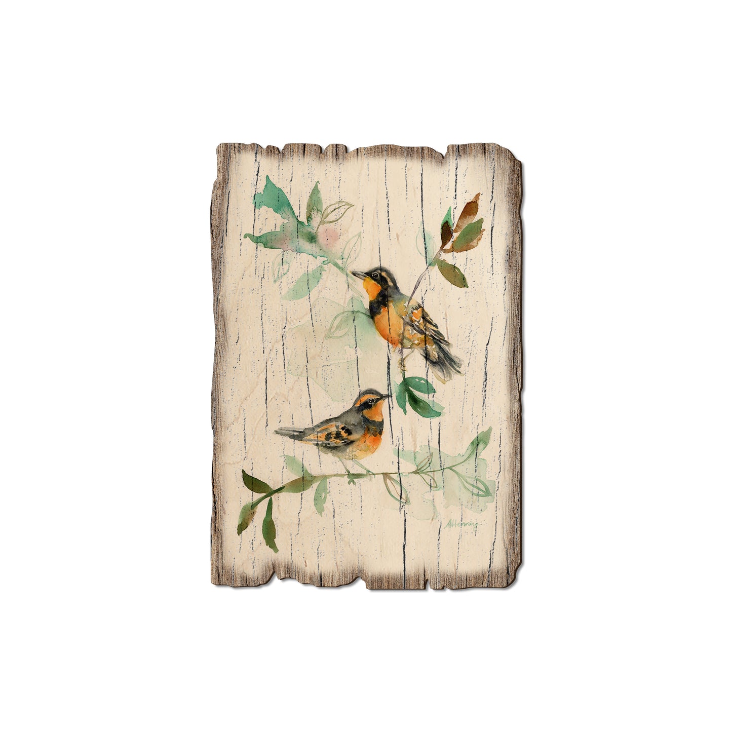 Henning's Thrush Twins - Weathered Edge Magnet Weathered Edge Magnet (5pk // $2.80ea)