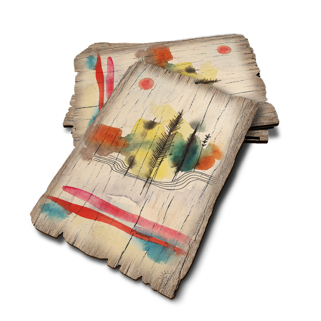 Henning's Under The Trees - Weathered Edge Rustic Edge Postcard (5pk // $2.80ea)