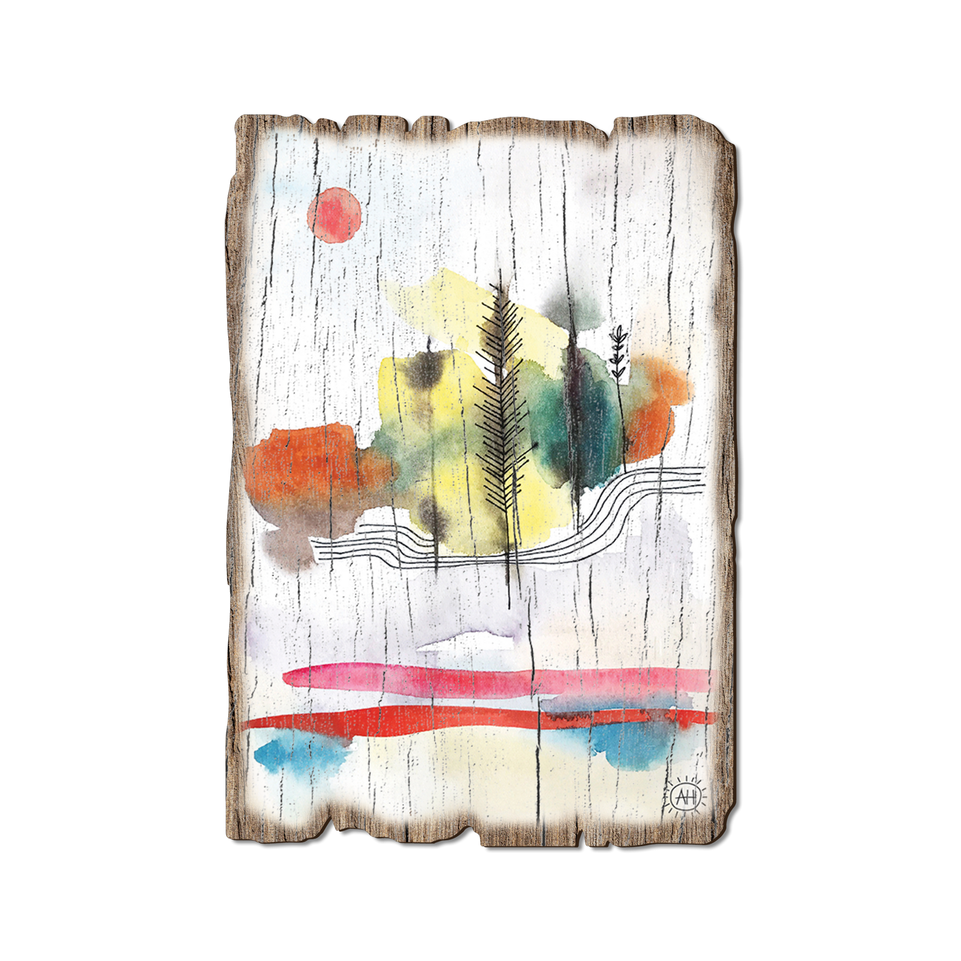 Postcard: Weathered Edge - Henning's Under The Trees (Pack of 5)