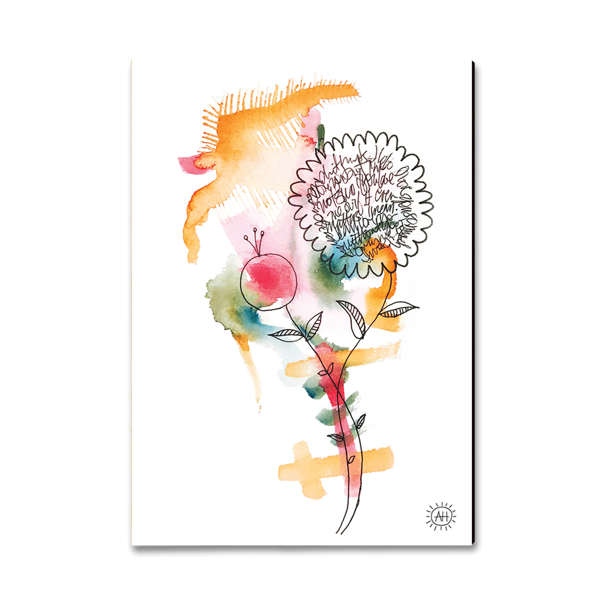 Magnet: Classic Edge - Henning's Writing Flowers