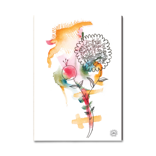 Magnet: Classic Edge - Henning's Writing Flowers