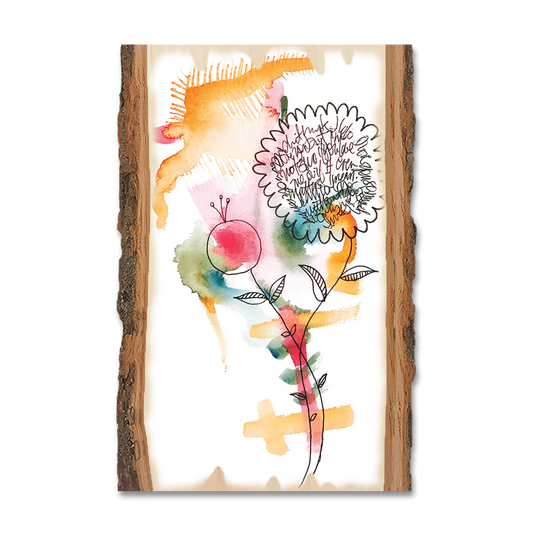 Greeting Card: Live Edge - Henning's Writing Flowers